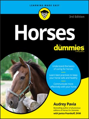 cover image of Horses For Dummies